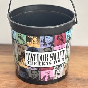 TAYLOR SWIFT The Eras Tour Movie AMC Collectible Large Popcorn Bucket w/ handle